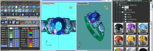 Jewellery 3D Sketches Desigen  