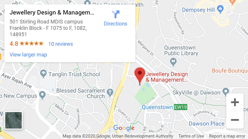 Snapshot of JDMIS location on google Maps