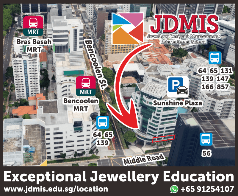 JDMIS Location in Bugis, Singapore