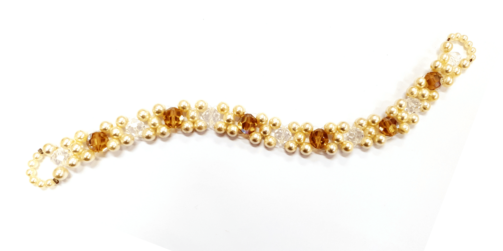 Fashion Jewellery sample - gold beads bracelet