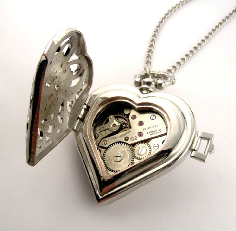 Reproduction Victorian Heart Locket - SteamSect