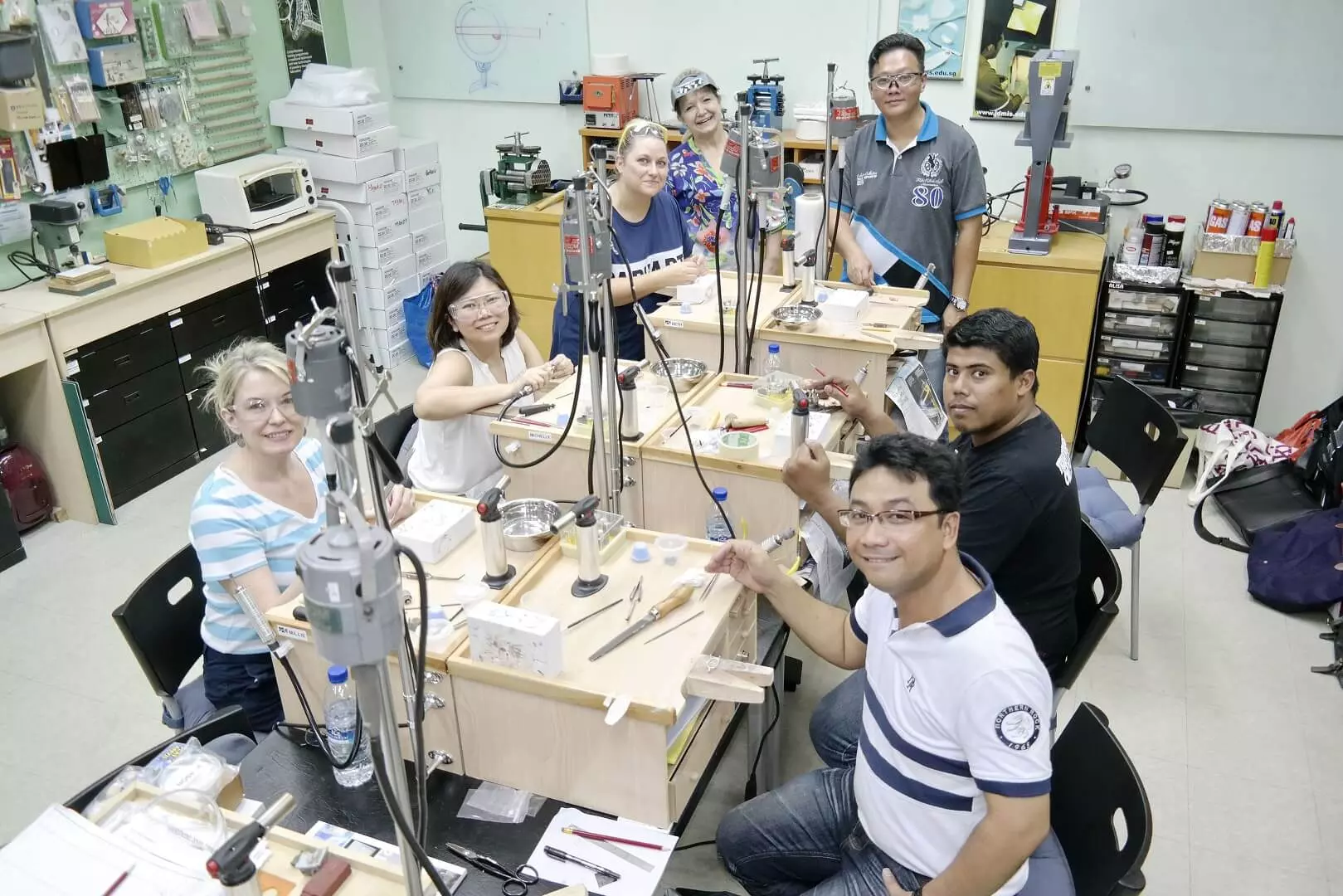 Hands-on learning, all material included