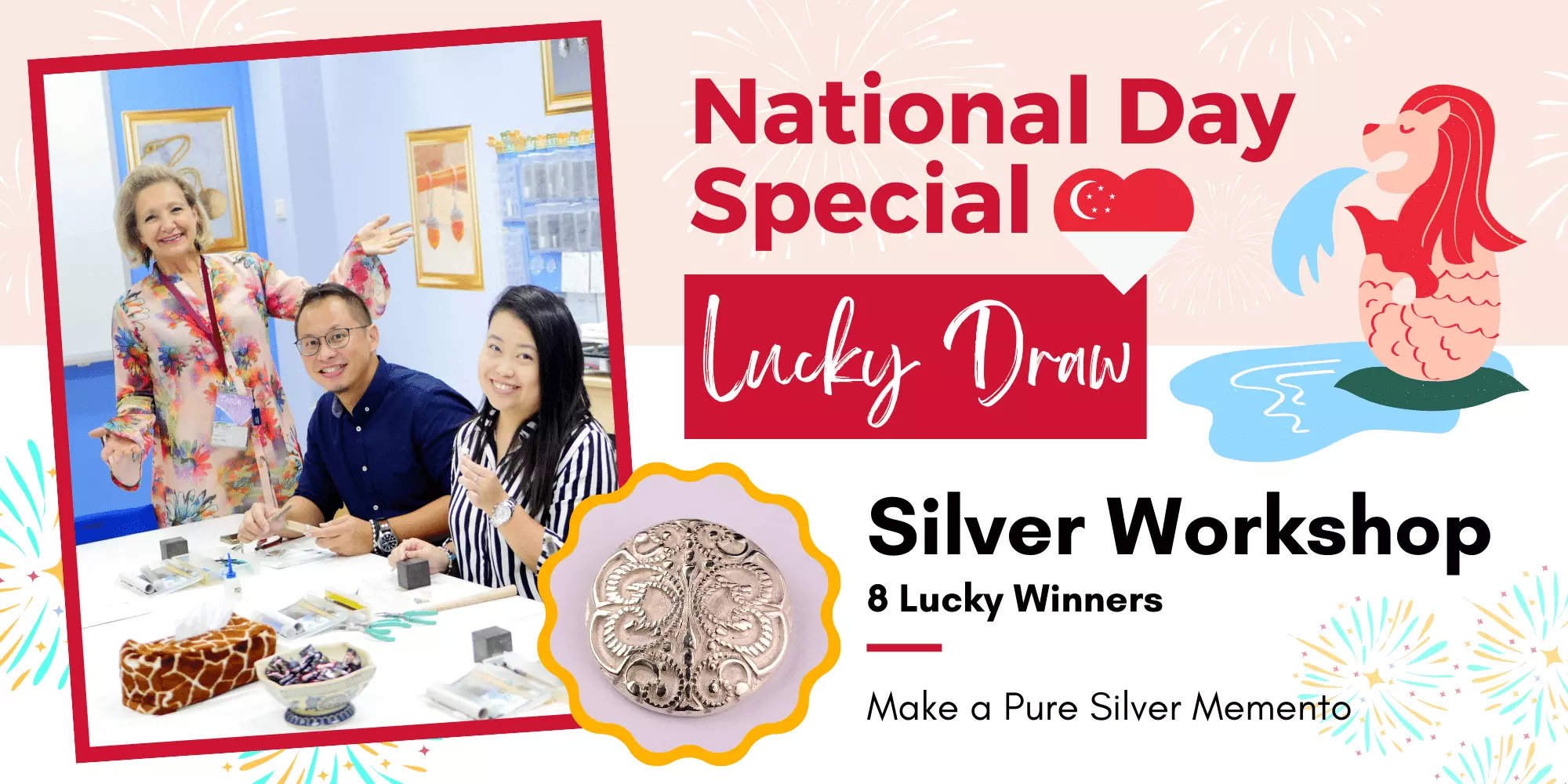 JDMIS NDP lucky draw silver experience