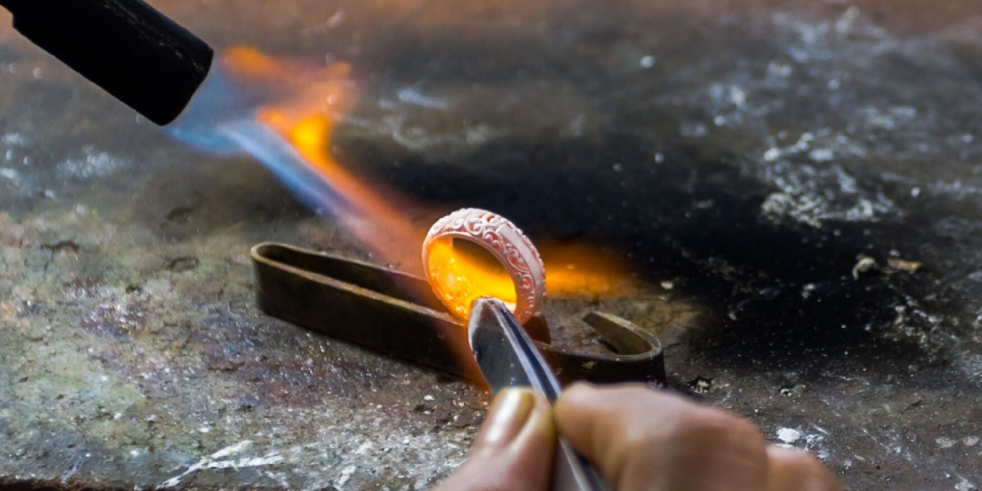Metalsmithing firing